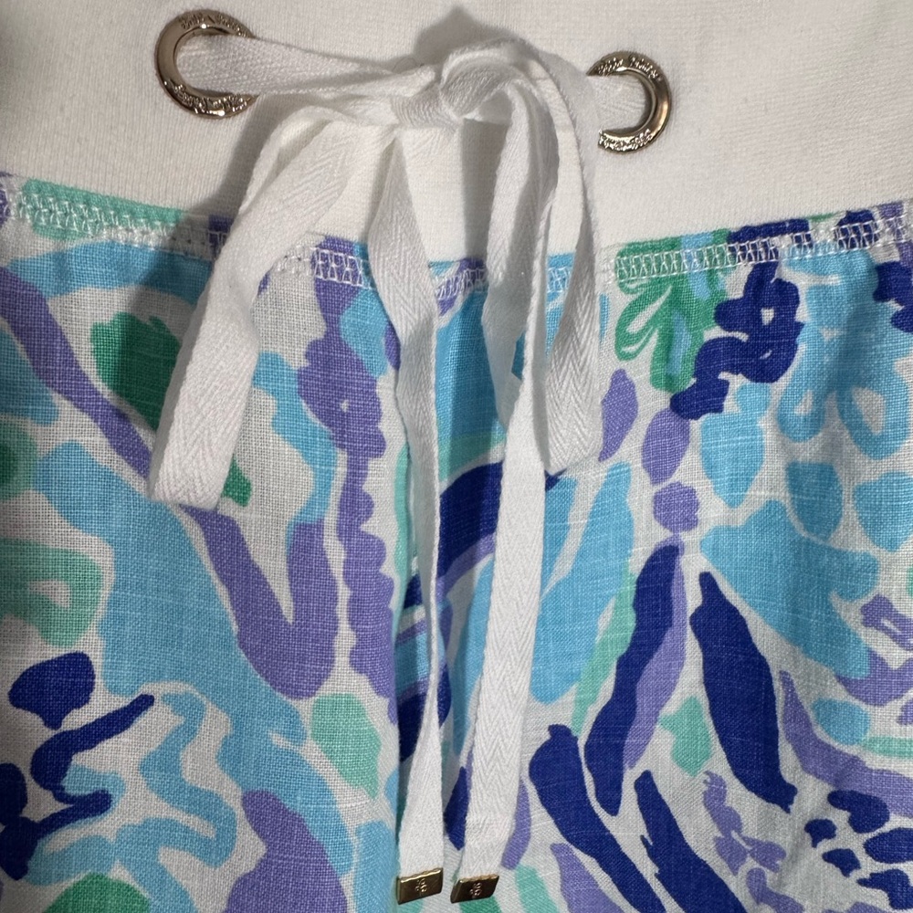 Lilly Pulitzer Linen Beach Pants size Large NWT - Picture 2 of 6